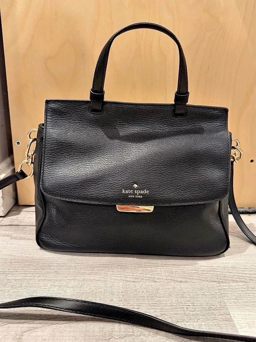 Kate Spade New York Black Structured Shoulder Bag